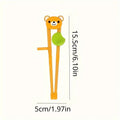 Kids Training Chopsticks | Cartoon Toddler Practice Set Training Chopsticks QXL Bear