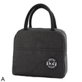 Insulated Lunch Bag Thermal Cooler Tote | Work, School & Camping Insulated Lunch Bag QXL Black