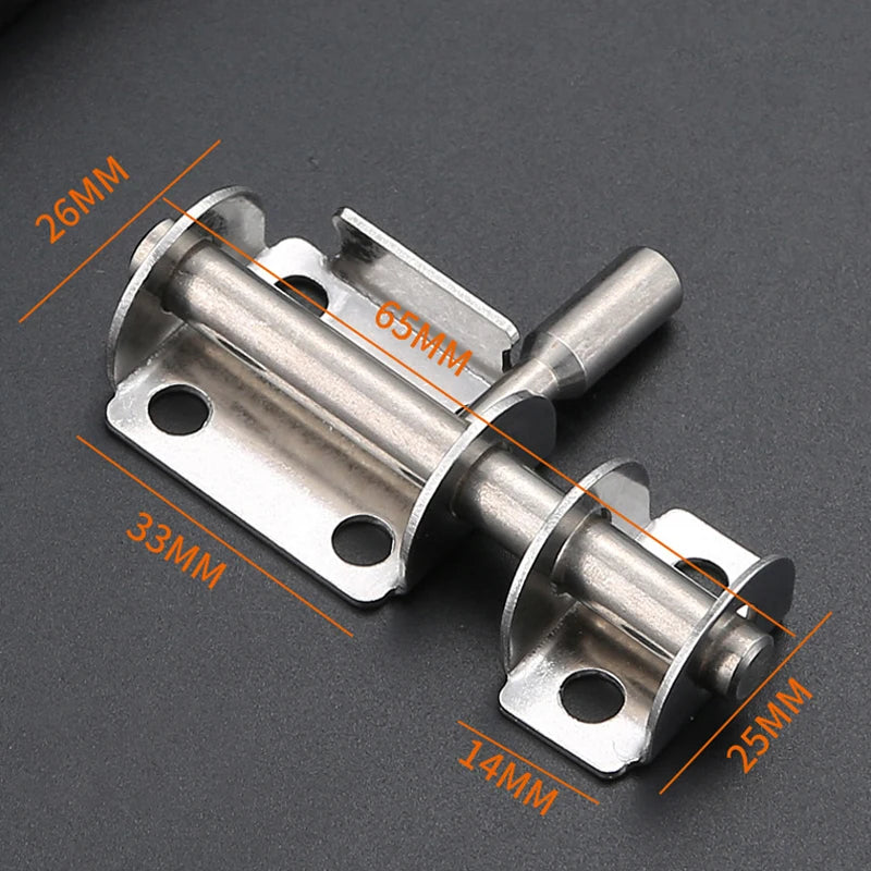 Stainless Steel Sliding Door Bolt Latch | Gate & Toilet Lock Door Bolt Latch QXL