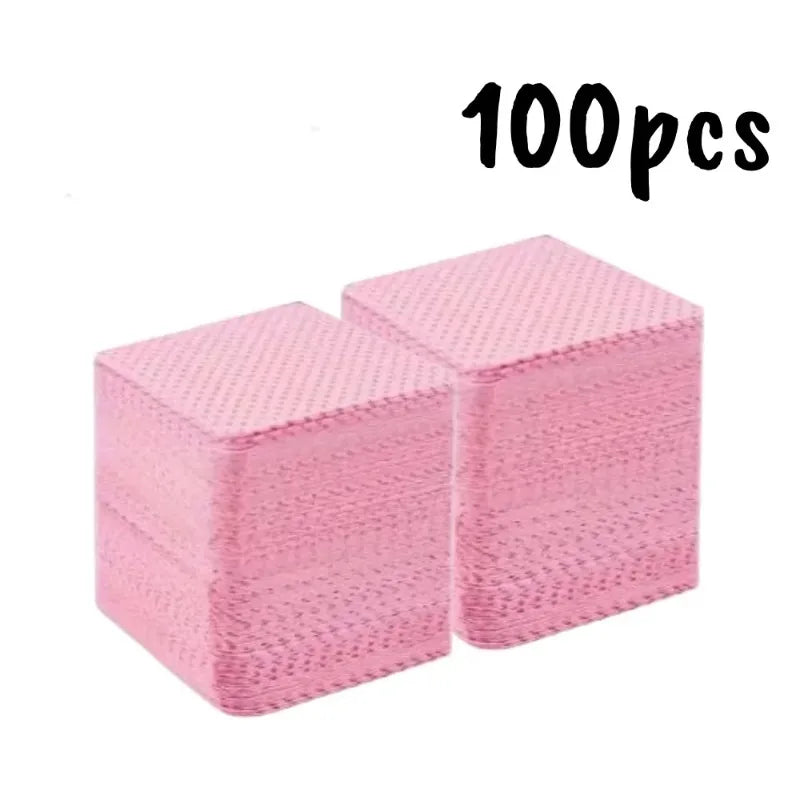 Lint-Free Gel Nail Polish Remover Pads 20–600 Pcs + Pump Bottle Nail Remover Wipes QXL
