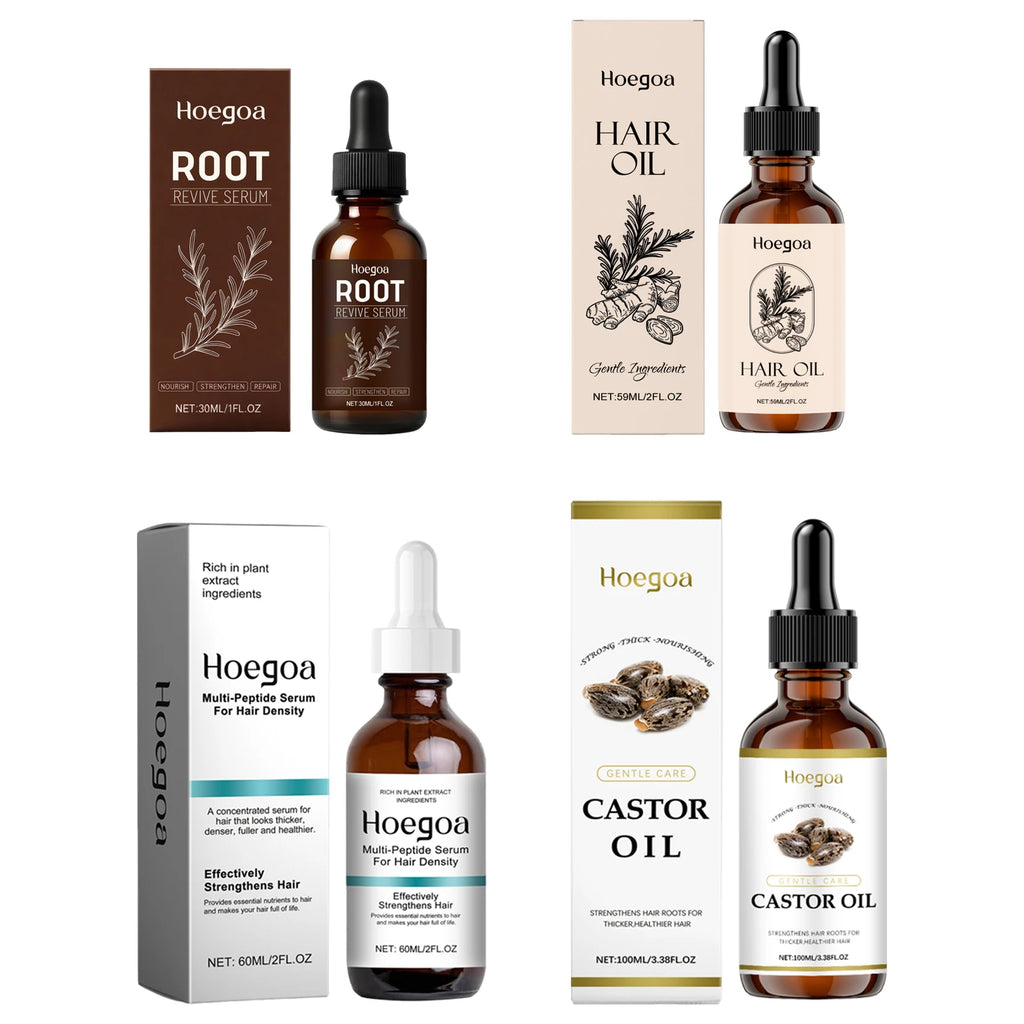 HOEGOA Natural Scalp Serum & Plant Extract Hair Essence Oil Hair Essence Oil QXL