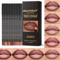 12-Piece Matte Lip Liner Set | Waterproof, Nude to Red Matte Lip Liner Set QXL 12pcs set