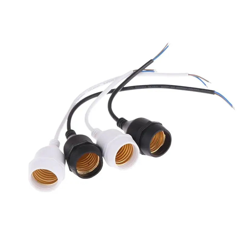 Waterproof E27 Lamp Holder with Power Cord | 220V Industrial Socket Lamp Holder Socket QXL