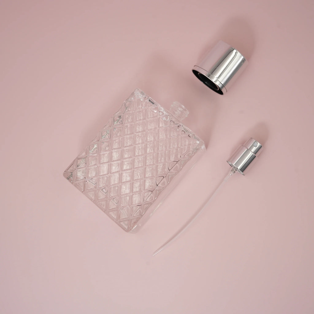 100ml Refillable Glass Perfume Spray Bottle | Portable Atomizer Perfume Spray Bottle QXL