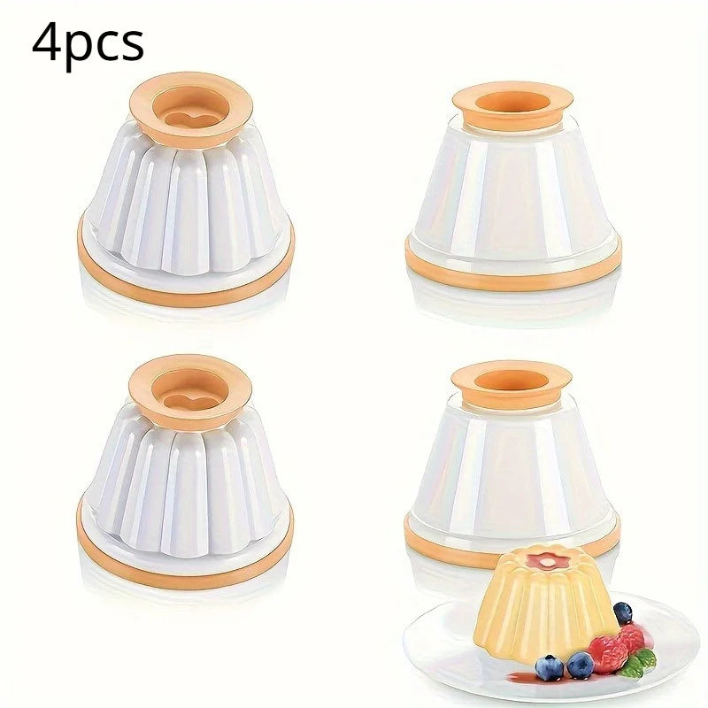 Pudding & Mousse Cake Molds | Jelly & Panna Cotta Set Dessert Baking Molds QXL 4pcs