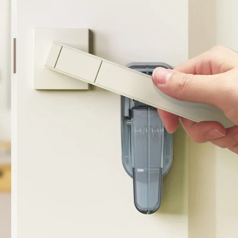 vvocci Door Lever Lock | Baby Proofing Handle Lock 2-Pack Baby Proofing Lock QXL
