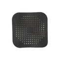 Silicone Shower Drain Hair Catcher & Sink Strainer Drain Hair Catcher QXL 1pc-black