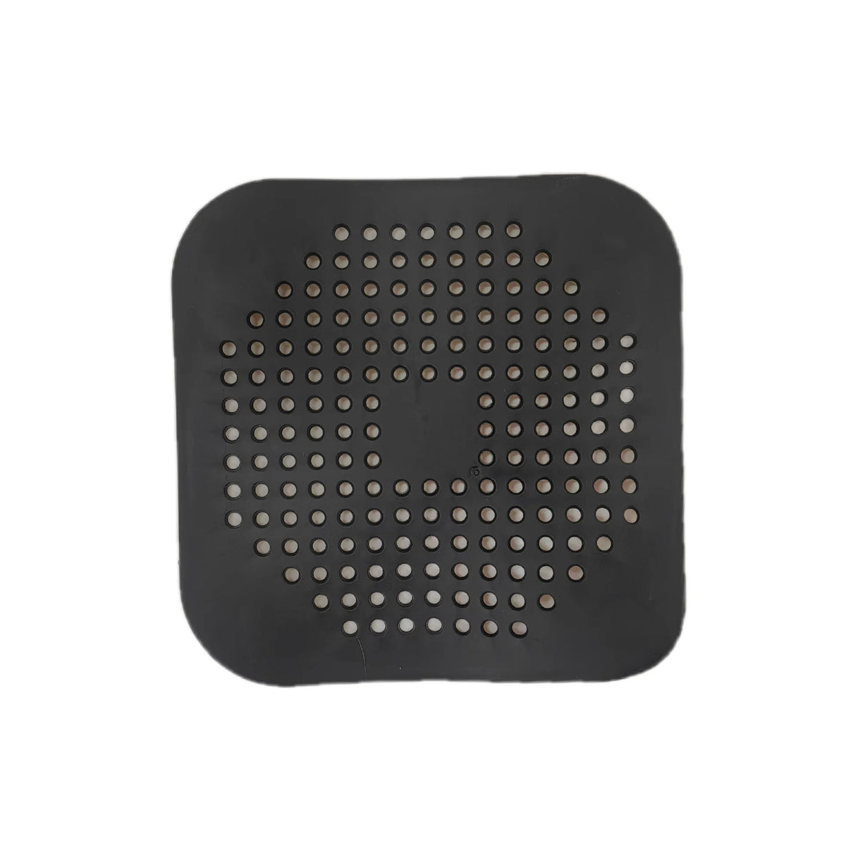 Silicone Shower Drain Hair Catcher & Sink Strainer Drain Hair Catcher QXL 1pc-black