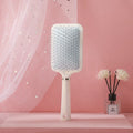 Pearlescent Air Bag Scalp Massager Paddle Comb | Anti-Static Scalp Massager Comb QXL Sky blue