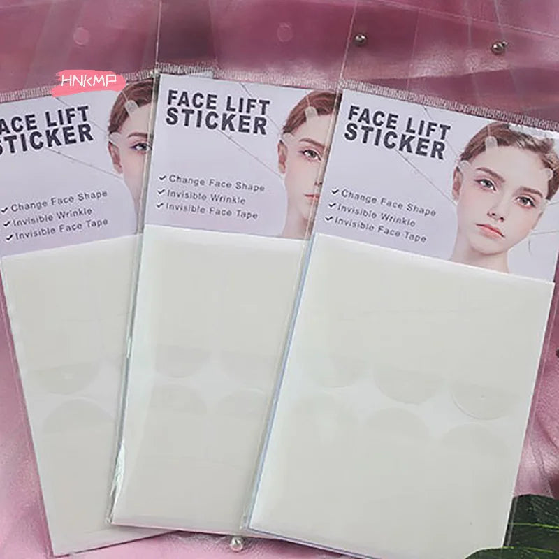 18-Pc Invisible Face Lift Stickers | V-Shape Neck & Chin Tape Face Lifting Tape QXL