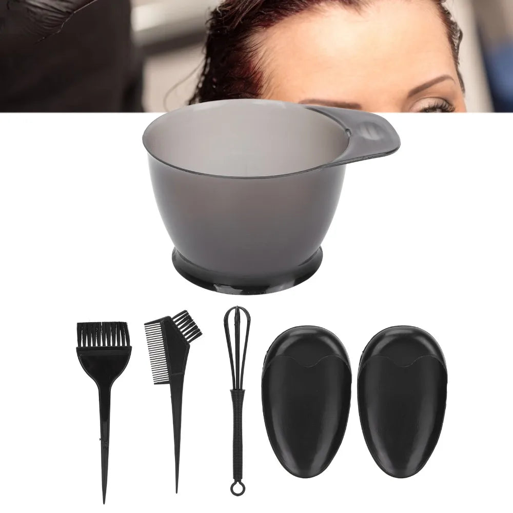Professional Hair Coloring Kit – Bowl, Brush, Comb & Earmuffs Hair Coloring Kit QXL