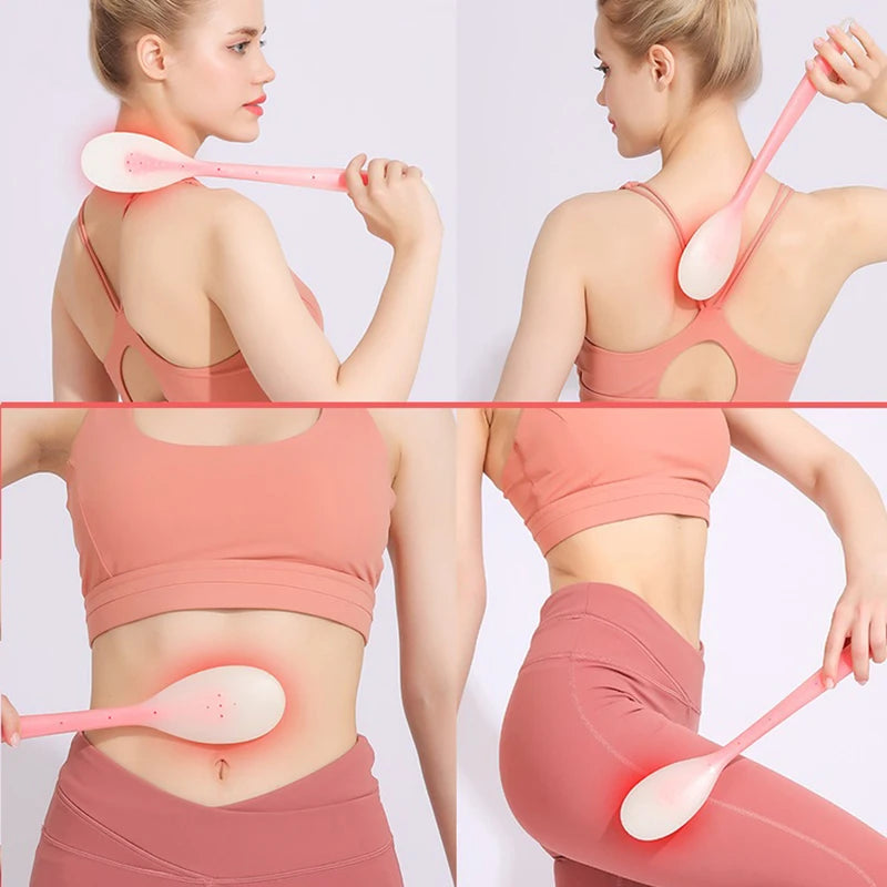 Silicone Long-Handle Sunscreen & Lotion Back Applicator Body Lotion Applicator QXL