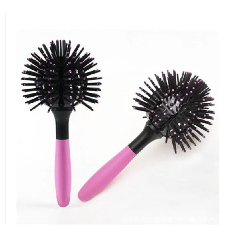 360° Spherical Ball Hair Brush – Detangling Comb for Curly Hair Spherical Hair Brush QXL
