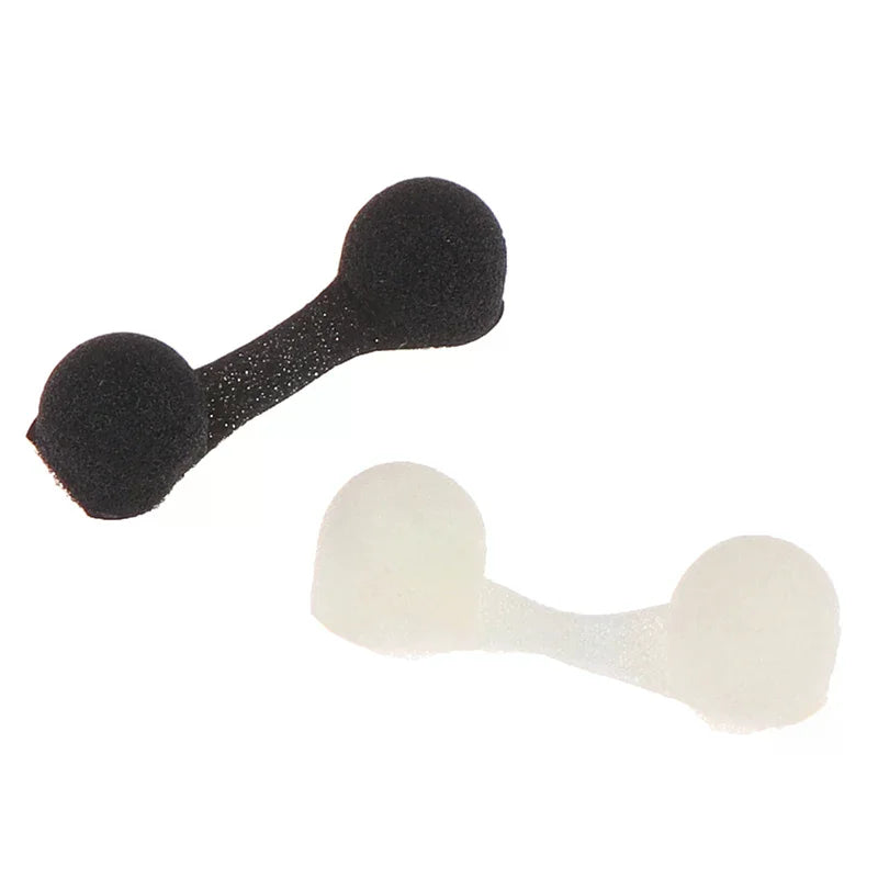 50-Pack Spray Tan Nose Filters | Sponge Nasal Plugs Black & White Disposable Nose Filters QXL