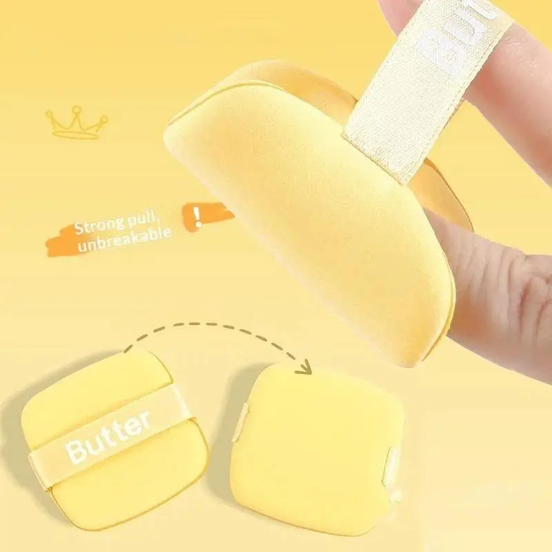 Butter Biscuit Air Cushion Puff | Double-Sided Foundation Sponge Makeup Sponge Puff QXL