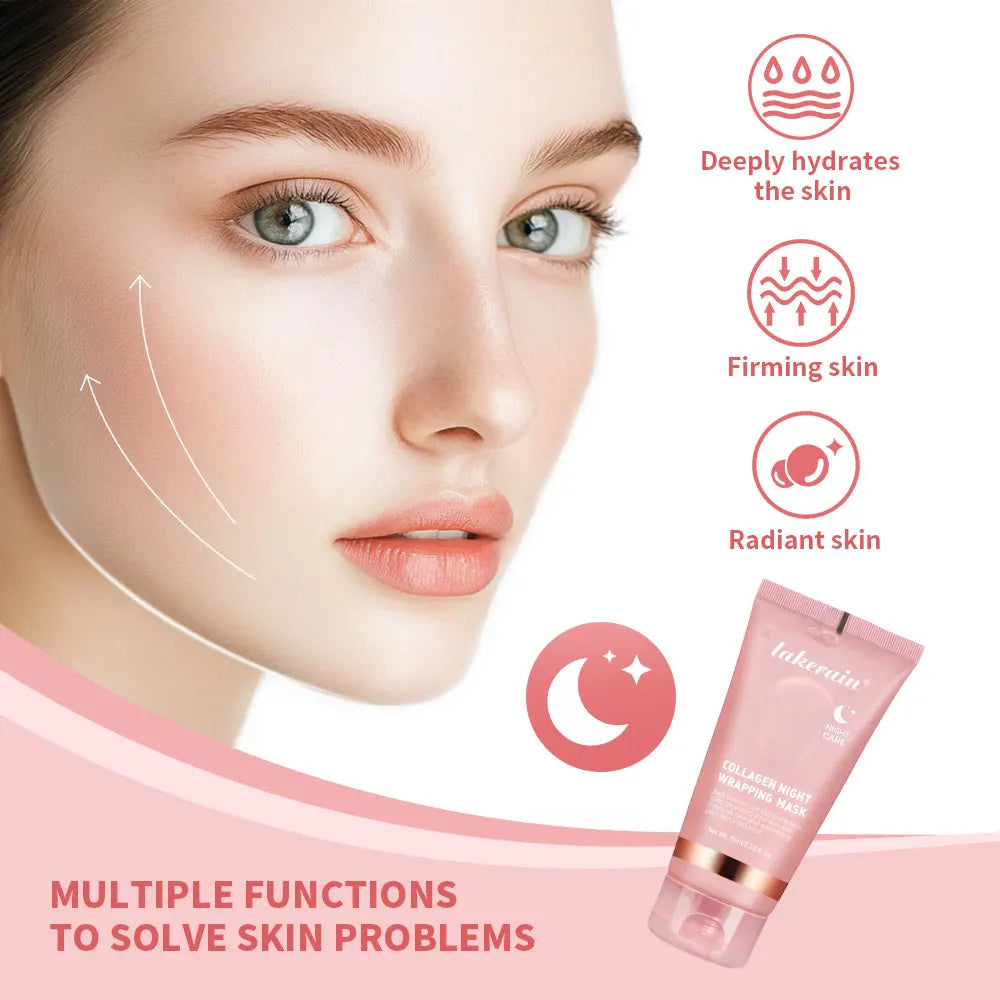 Collagen Peel-Off Overnight Face Mask | Hydrating & Firming 75ml Overnight Peel-Off Mask QXL
