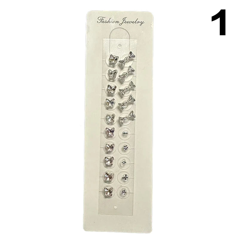 Rhinestone Pearl Bowknot Ear Acupressure Stickers | 20 Pack Ear Acupressure Patches QXL 1