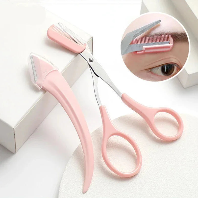 Eyebrow Trimmer Razor & Comb Set – 1/2/3 Pcs Face Shaper Eyebrow Trimmer Razor QXL