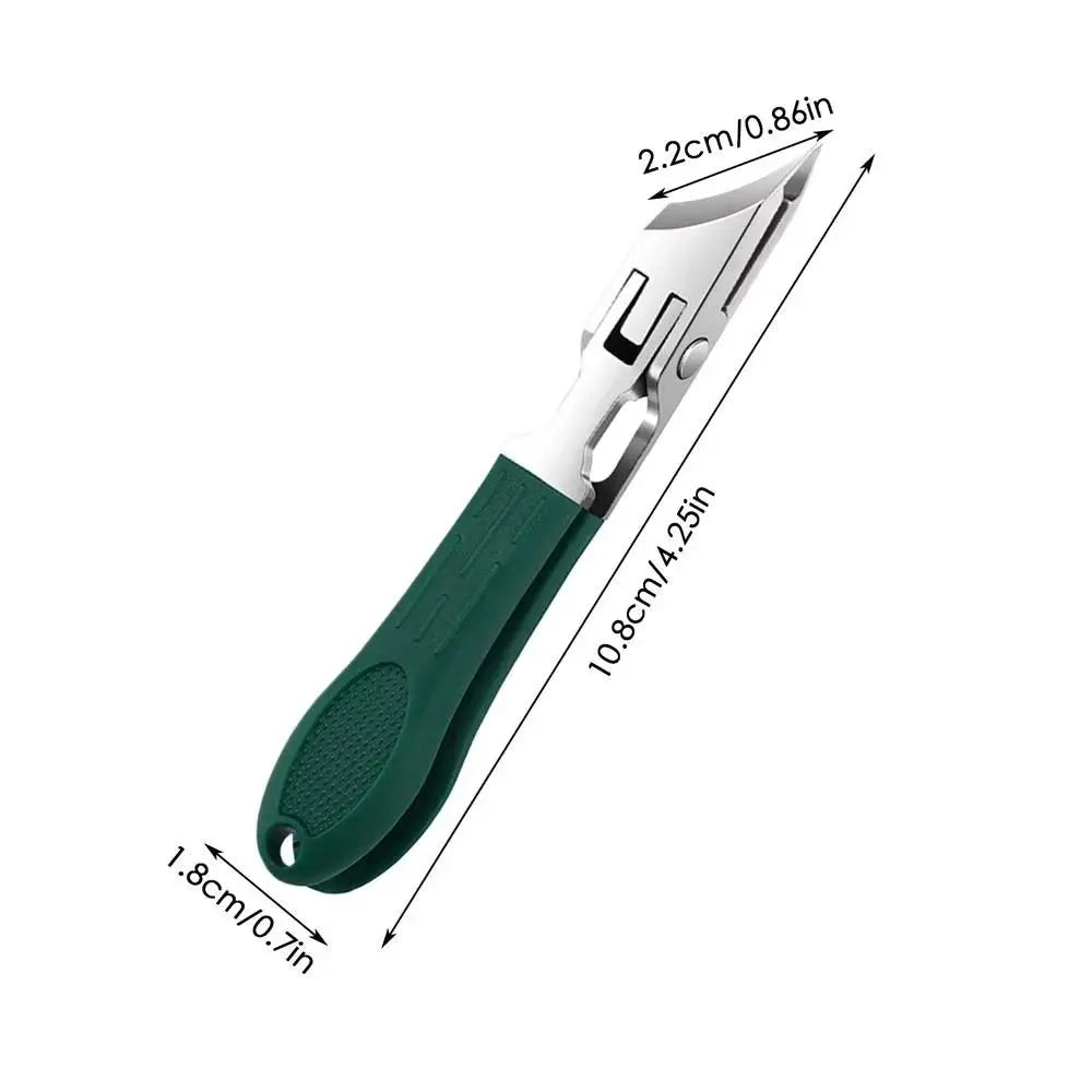Anti-Splash Slant Edge Toenail Clipper | Stainless Steel Toenail Clipper QXL