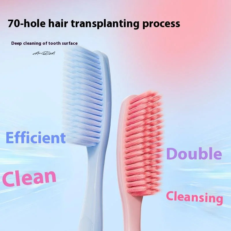 Long-Head Soft Bristle Adult Toothbrush | 1 or 3 Pack Adult Toothbrush QXL