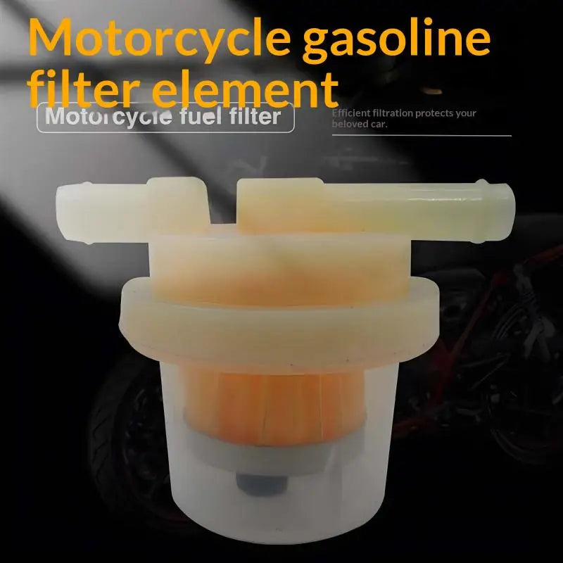Universal Inline Fuel Filter with Magnet – Car Motorcycle ATV Inline Fuel Filter QXL