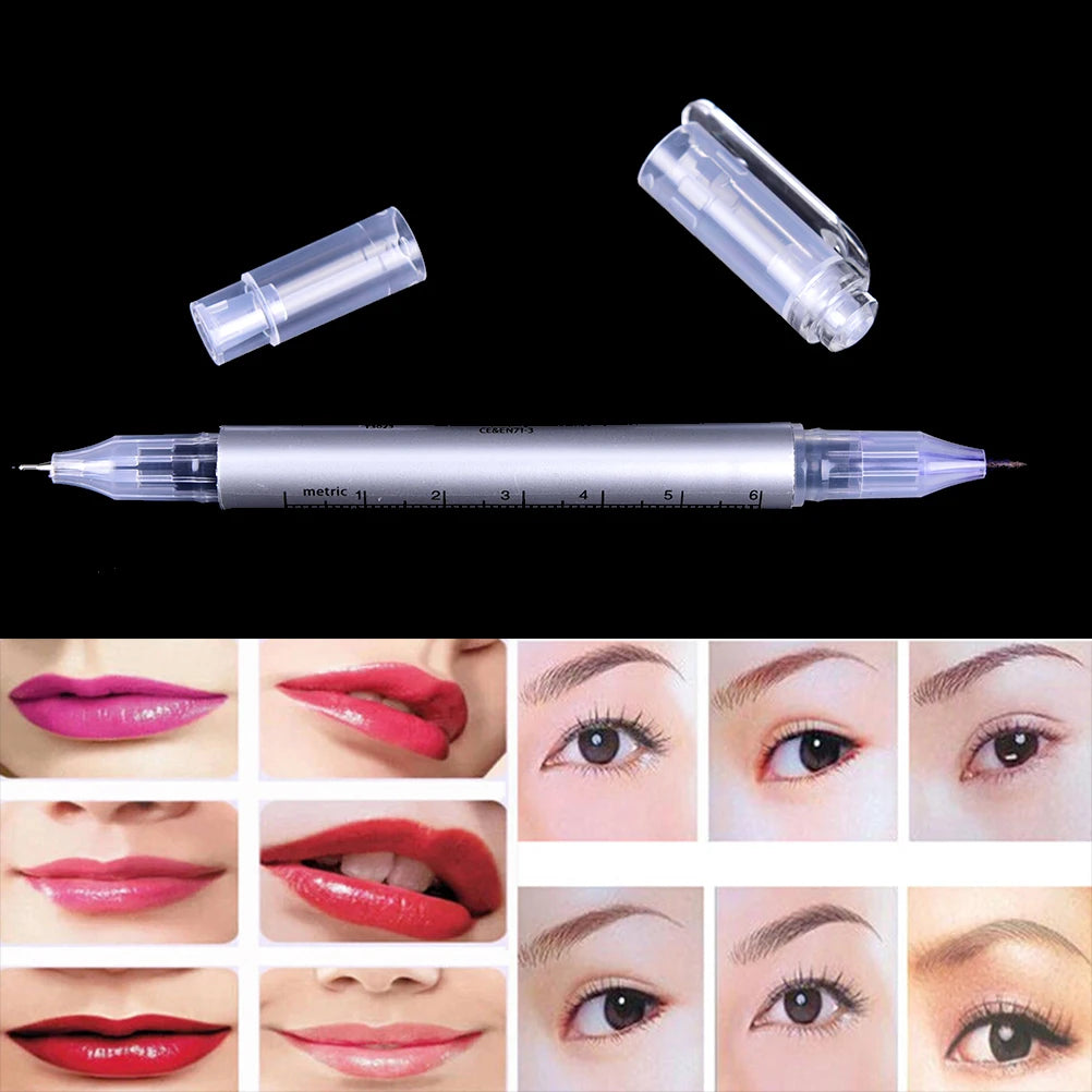 Skin Marker Pen & Ruler | Tattoo Permanent Makeup Tool Skin Marker Pen Set QXL