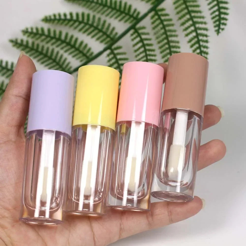 Empty Lip Gloss Tubes 6ml & 10ml | Clear Refillable PETG Bottles Lip Gloss Container QXL