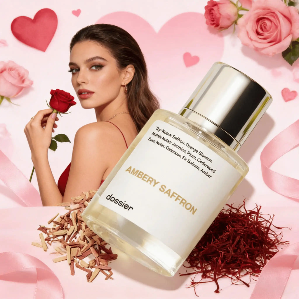Dossier Ambery Saffron Eau de Parfum | Vegan Unisex 100ml Eau de Parfum Spray QXL