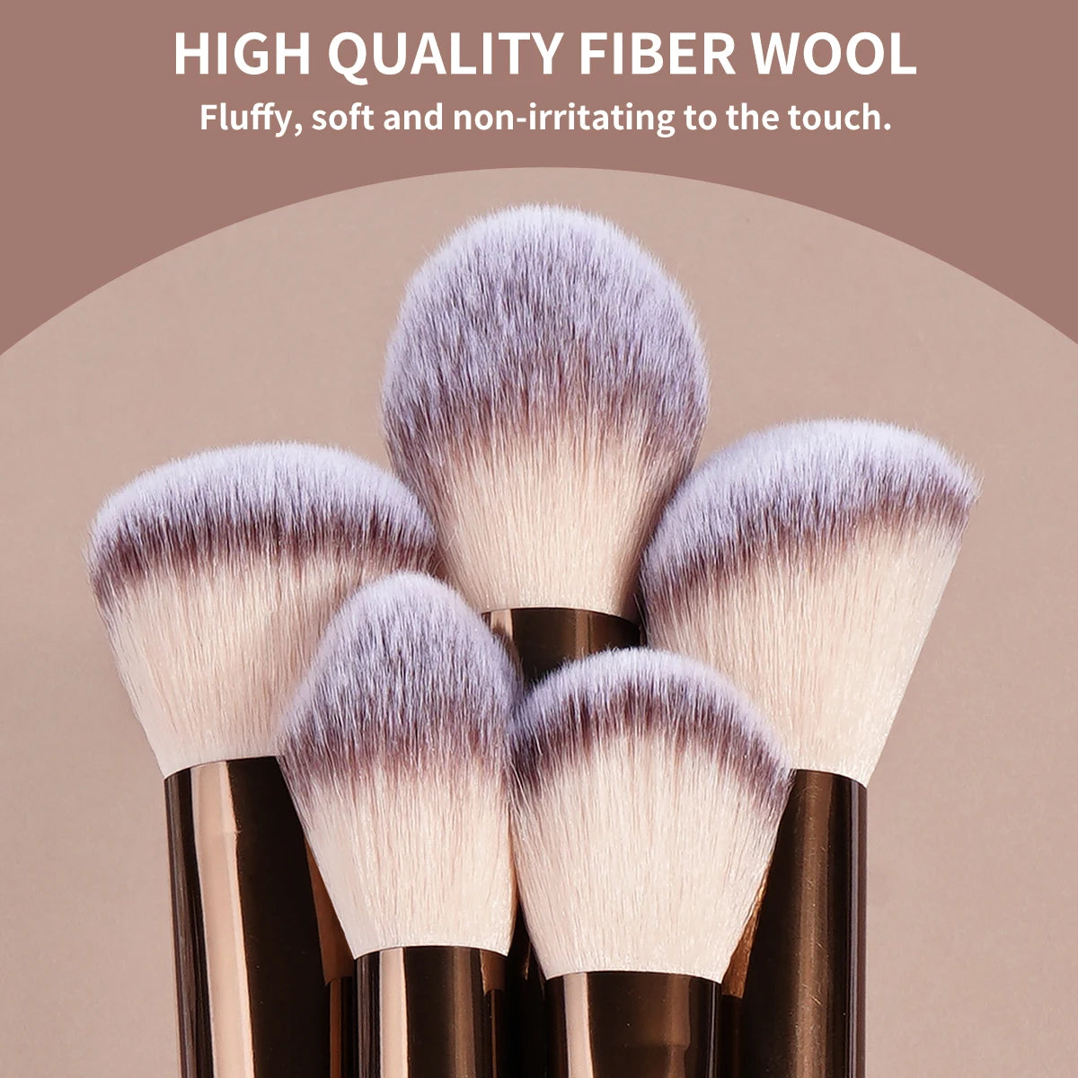 MAANGE 20-Pc Double-Ended Makeup Brush Set with Bag Makeup Brush Set QXL