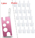 Eyelash Glue Nozzle Cap & Anti-Blocking Needle | 10/20-Pack Lash Glue Accessories QXL M95 1 opener 20 cap