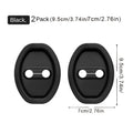 Toyota Corolla Silicone Door Lock Covers 4-Pack | 2006–2024 Car Door Protector QXL Black 2 pieces