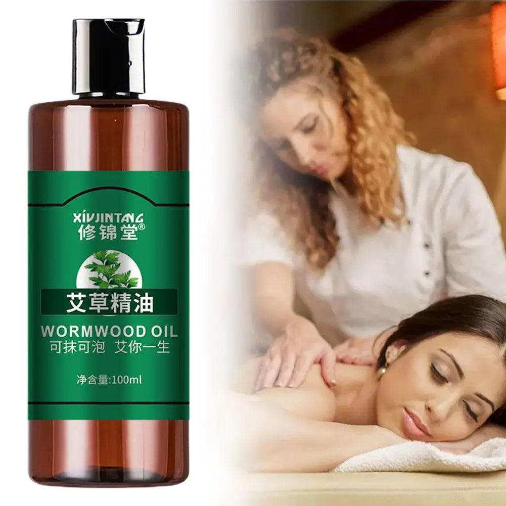 Mugwort Body Massage Oil | Moisturizing & Firming Skin Care Body Massage Oil QXL