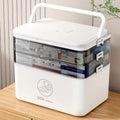 3-Tier Leak-Proof Medicine & Storage Organizer Box Medicine Storage Box QXL E 3Layers White 6