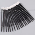 20-Pack Double-Sided Spiral Eyelash Eyebrow & Lip Brush Set Makeup Brush Set QXL black
