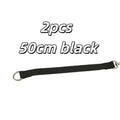 2-Pack 50cm Horse Gate Latch Ropes – Livestock Pen Loop Gate Latch Rope QXL 2pcs 50cm black