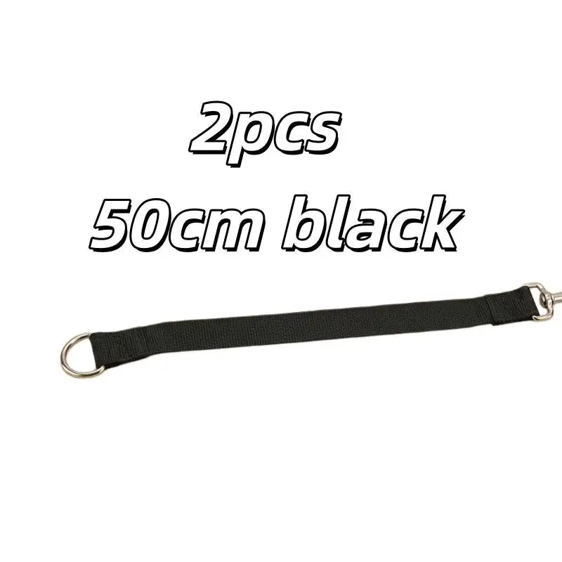 2-Pack 50cm Horse Gate Latch Ropes – Livestock Pen Loop Gate Latch Rope QXL 2pcs 50cm black