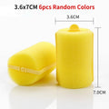 Soft Foam Hair Rollers Curlers | DIY Curls & Waves Kit Foam Hair Rollers QXL 3.6x7CM 6pcs Random