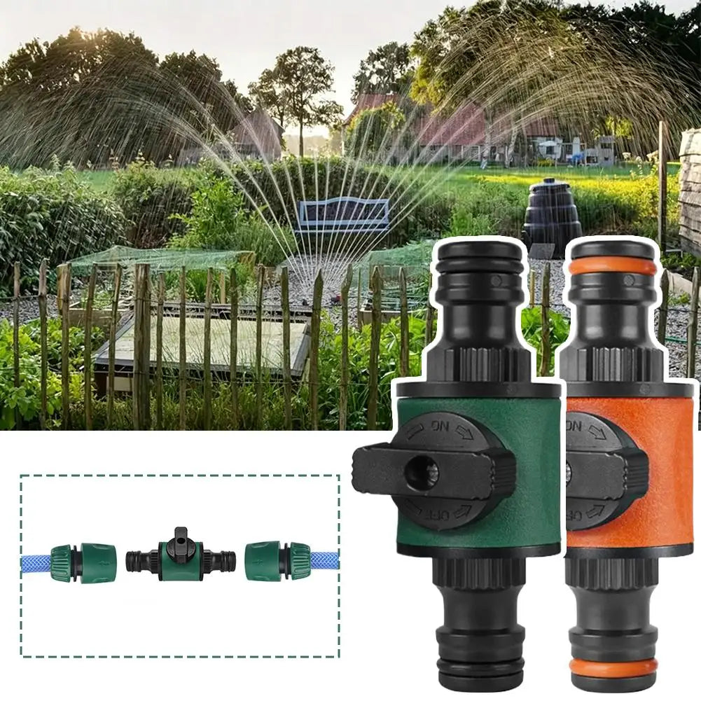 3/4" Quick Connect Garden Hose Valve Adapter with Shut-Off Hose Valve Adapter QXL