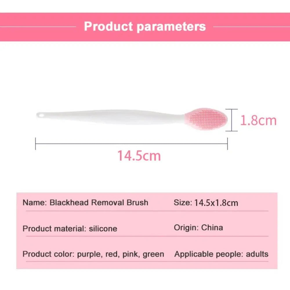 Silicone Nose Cleansing Brush | Manual Blackhead Removal Nose Cleansing Brush QXL