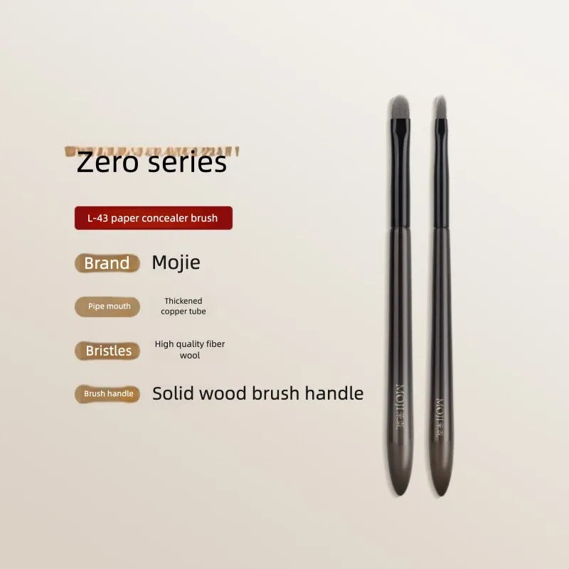 Moji L43 Flat Concealer Brush | Precision Makeup Tool Concealer Brush QXL L43 Combination
