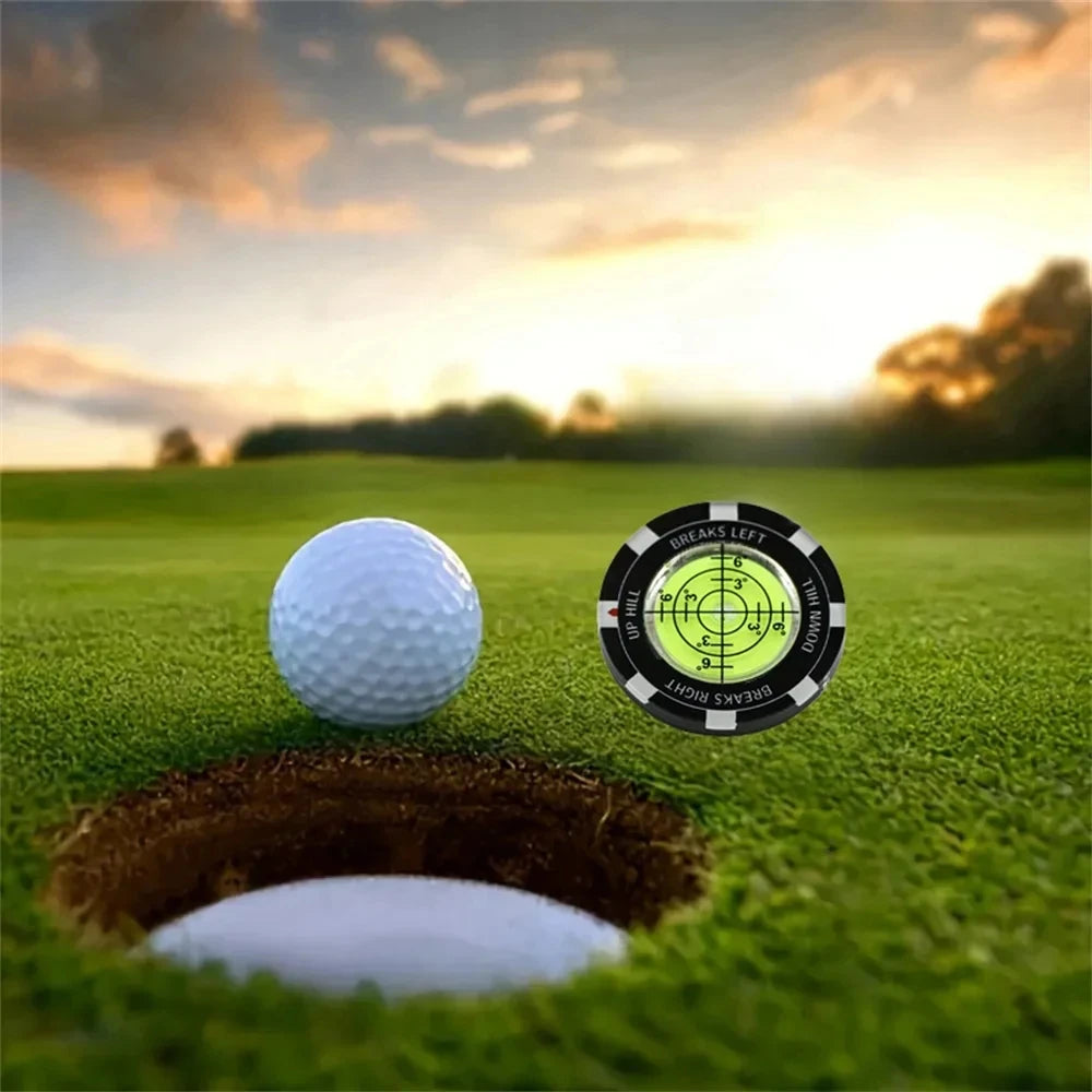 Acrylic Golf Slope Reader & Ball Marker | Putting Aid Golf Alignment Aid QXL