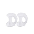 2-Pack Ring Toe Separators & Spreaders | Foot Care Toe Separator QXL M179Transparent-2Pcs