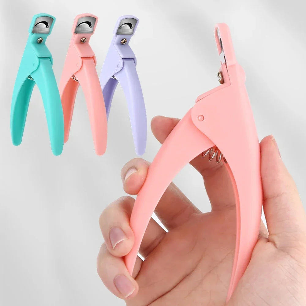 Guillotine False Nail Tip Cutter | U-Shape Clipper Tool False Nail Tip Cutter QXL