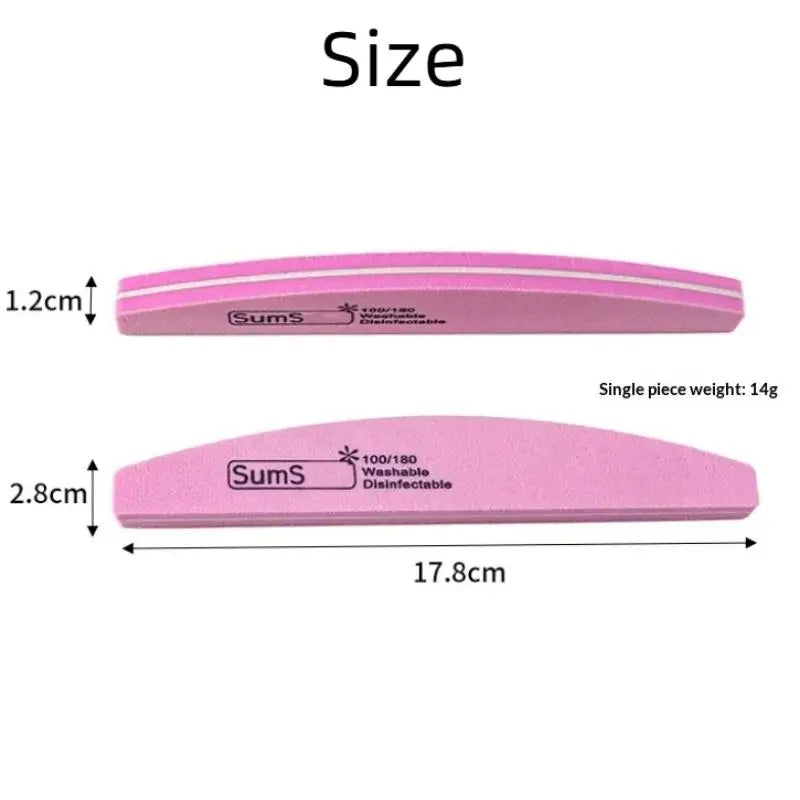 Double-Sided Sponge Nail Buffer Blocks | 2, 5 & 10-Pack Nail Buffer Block QXL