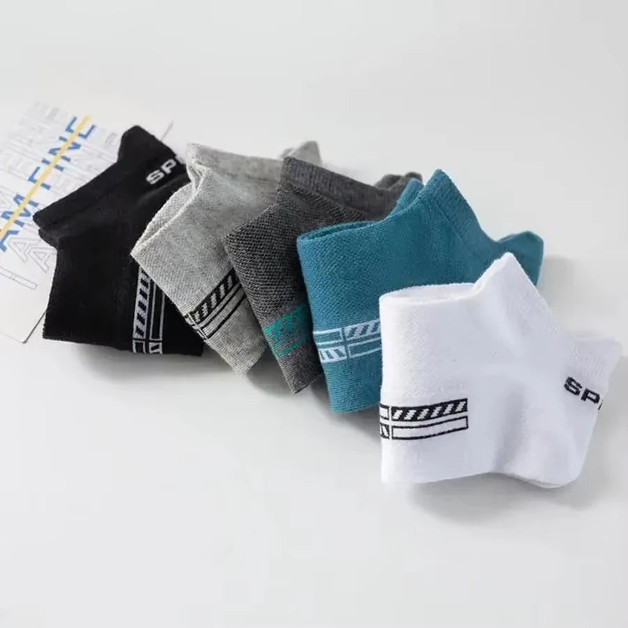 10-Pack Breathable Low Cut Sports Socks | Running & Gym Athletic Socks QXL