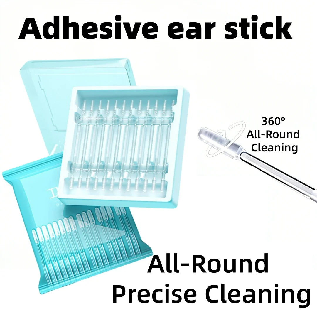 24-Pack Soft Silicone Sticky Ear Cleaner Tool – All Ages Ear Cleaning Tool QXL
