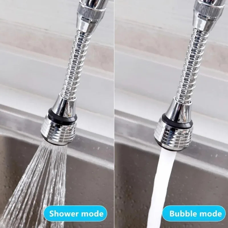 Rotary Faucet Aerator – Splash-Proof Water-Saving Bubbler Nozzle Faucet Aerator Nozzle QXL