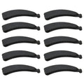 10-Pack Black Banana Hair Clips | Flexible Ponytail Holder Banana Hair Clip QXL A