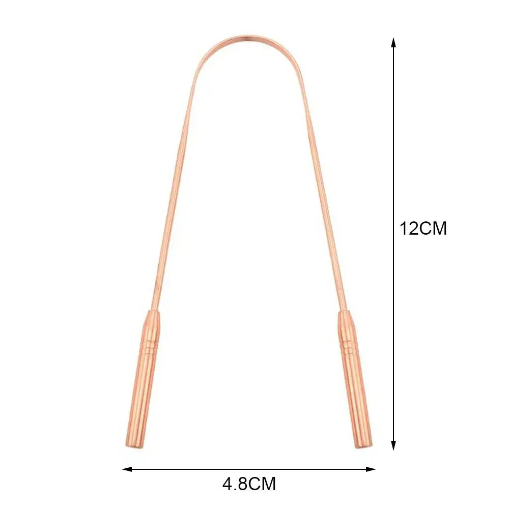 Pure Copper Tongue Scraper | Fresh Breath Oral Hygiene Tool Tongue Scraper QXL