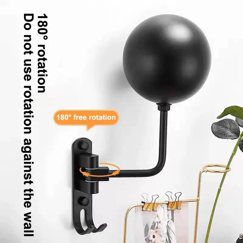 180° Rotatable Wall-Mount Motorcycle Helmet Hook Holder Helmet Wall Hook QXL